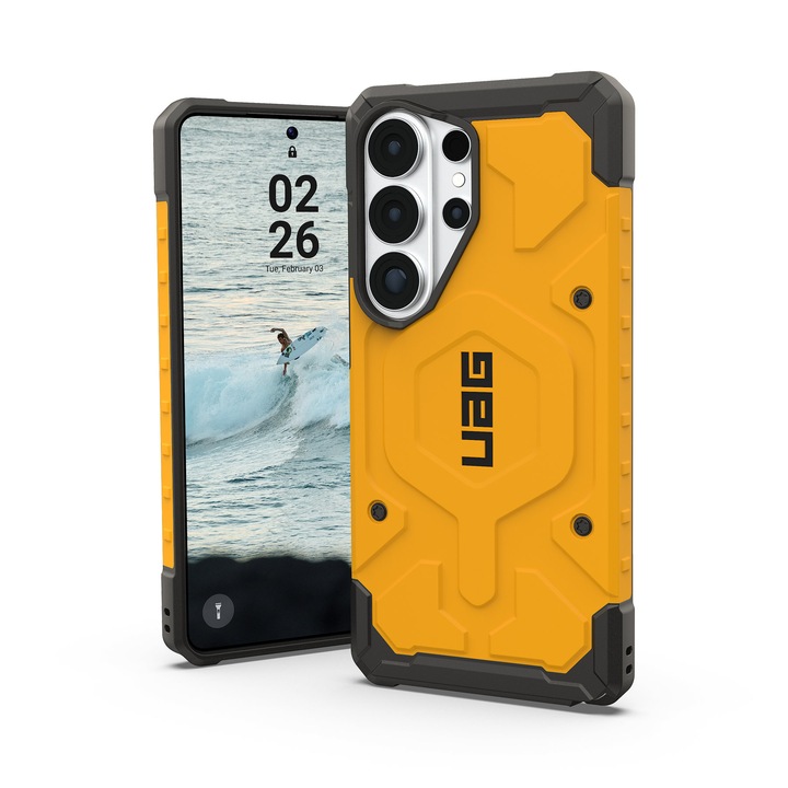 Калъф UAG Pathfinder, Съвместим със Samsung Galaxy S26 Ultra, жълт