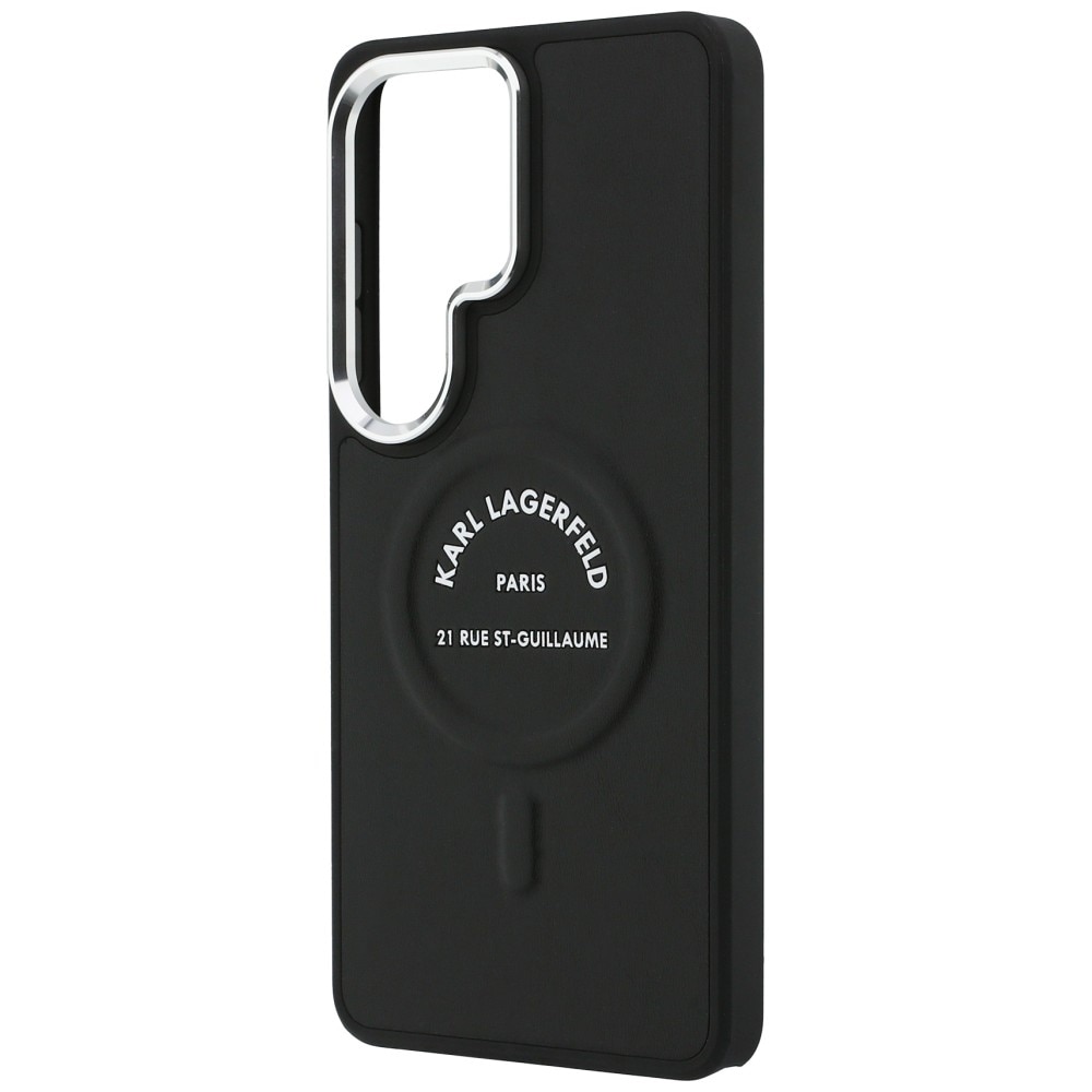 Carcasa Karl Lagerfeld Embossed Ring RSG Logo cu MagSafe compatibila cu Samsung Galaxy S26 Ultra, Negru