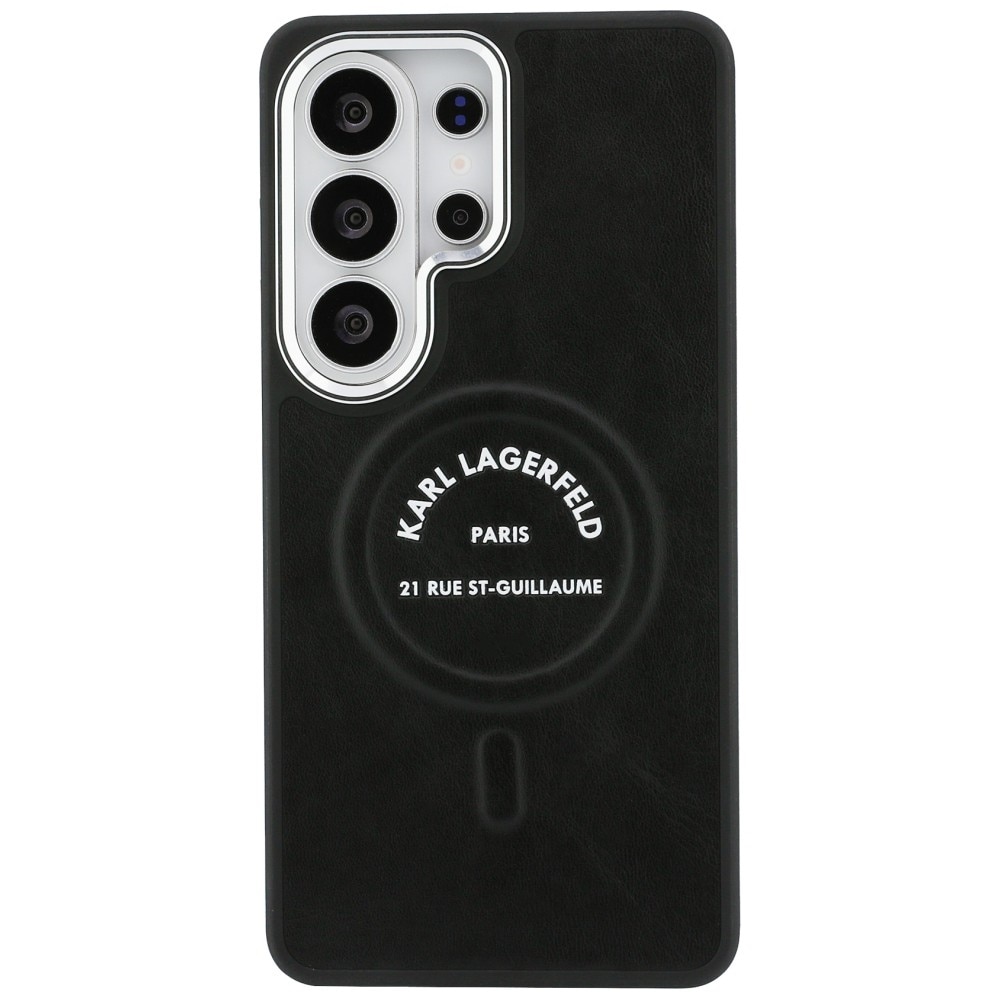 Carcasa Karl Lagerfeld Embossed Ring RSG Logo cu MagSafe compatibila cu Samsung Galaxy S26 Ultra, Negru