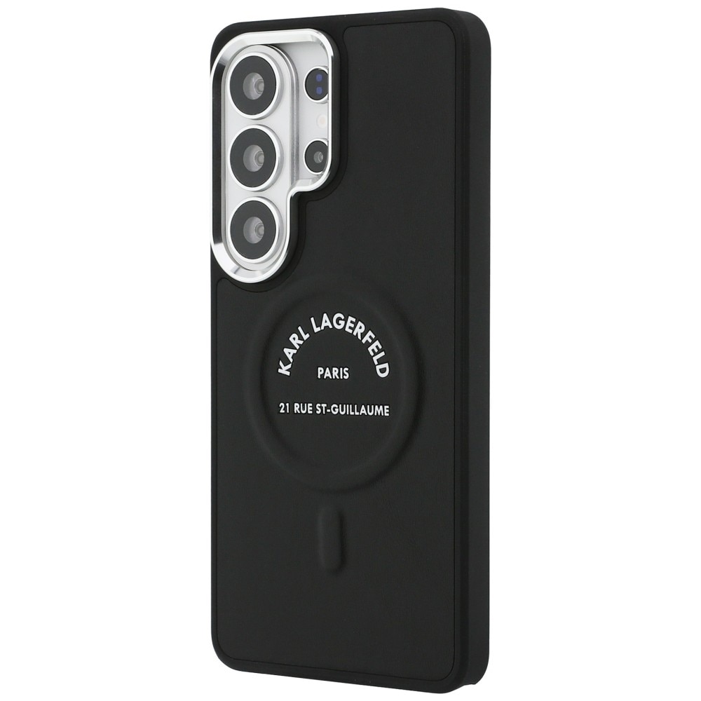 Carcasa Karl Lagerfeld Embossed Ring RSG Logo cu MagSafe compatibila cu Samsung Galaxy S26 Ultra, Negru