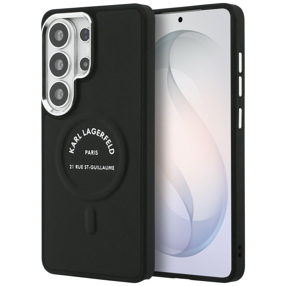 Carcasa Karl Lagerfeld Embossed Ring RSG Logo cu MagSafe compatibila cu Samsung Galaxy S26 Ultra, Negru