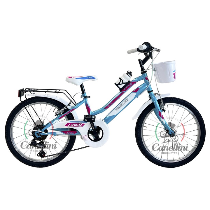 Canellini LINCY 20" lány kerékpár - kék/fukszia