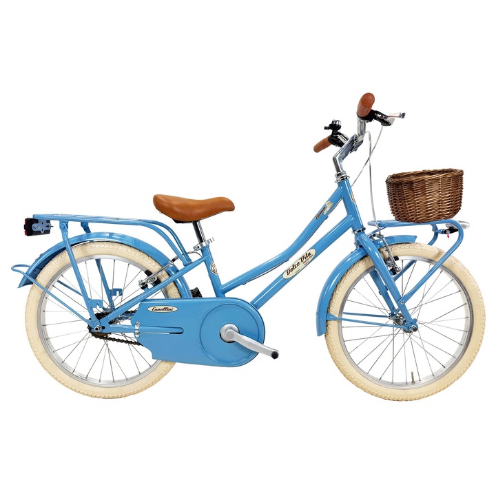 Bicicleta pentru fete Dolce Vita by Canellini ROMA 20" 1 viteza cu cos - Bleu