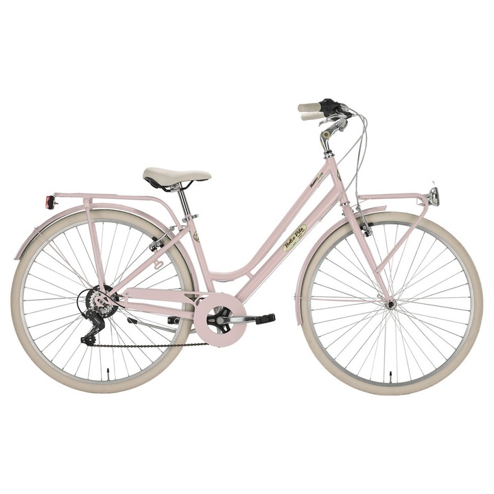 Városi kerékpár Dolce Vita by Canellini ROMA 28" női - Rózsaszín
