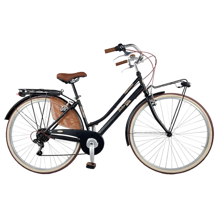 Градски велосипед Dolce Vita от Canellini CAPPUCCINO дамски - Черен