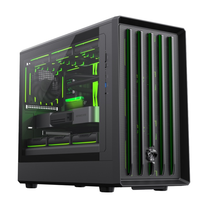 Carcasa PC mATX Gamemax CLAW 360, negru