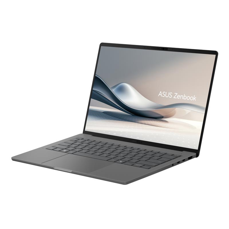 Laptop ultraportabil Asus Zenbook 14, 32GB RAM, 2TB SSD, Ecran tactil OLED, Jasper Gray