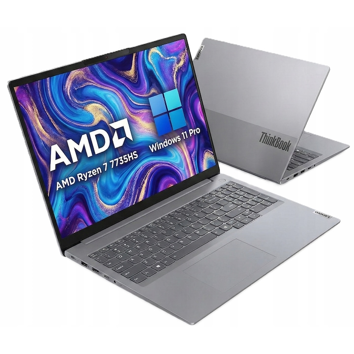Laptop Lenovo Thinkbook 16 G7, 16", 16GB RAM, 512GB SSD, AMD Ryzen 7, Arctic Grey