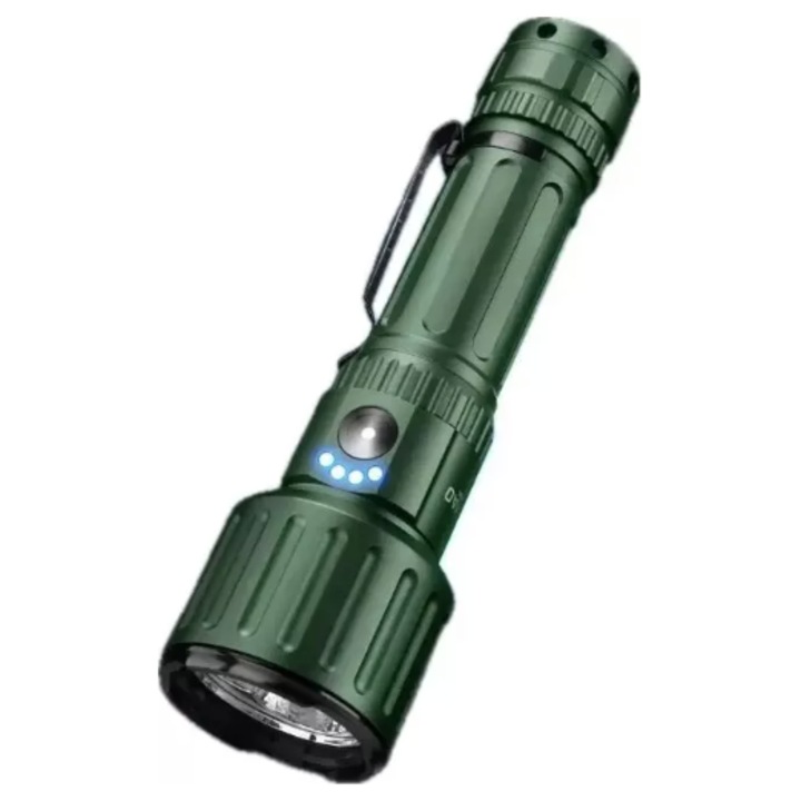 LED фенер YM A83 акумулаторен чрез USB C ултра мощен 5000 lm