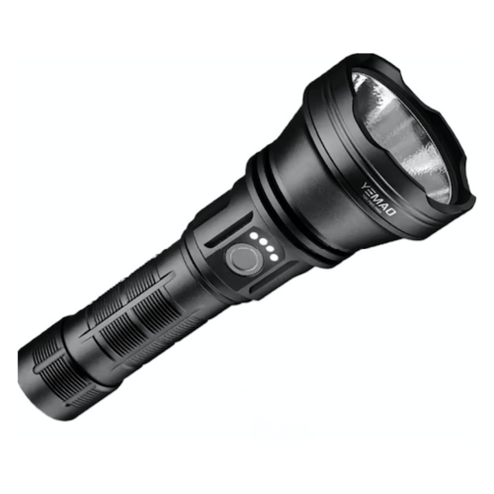 Тактически ръчен фенер YM98K PRO MAX 4480 лумена, разстояние 680 метра