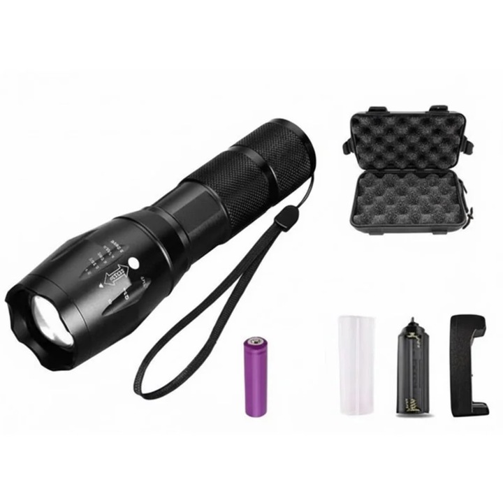 Разтегателен тактически фенер B-SQUL Expedition, Мощност 1500lm, Алуминий, Водоустойчив