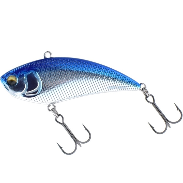 Vobler RTB Vibration 68TG 6.8cm 21g sügér, süllő vagy csuka horgászatához, Blue Back Chrome S