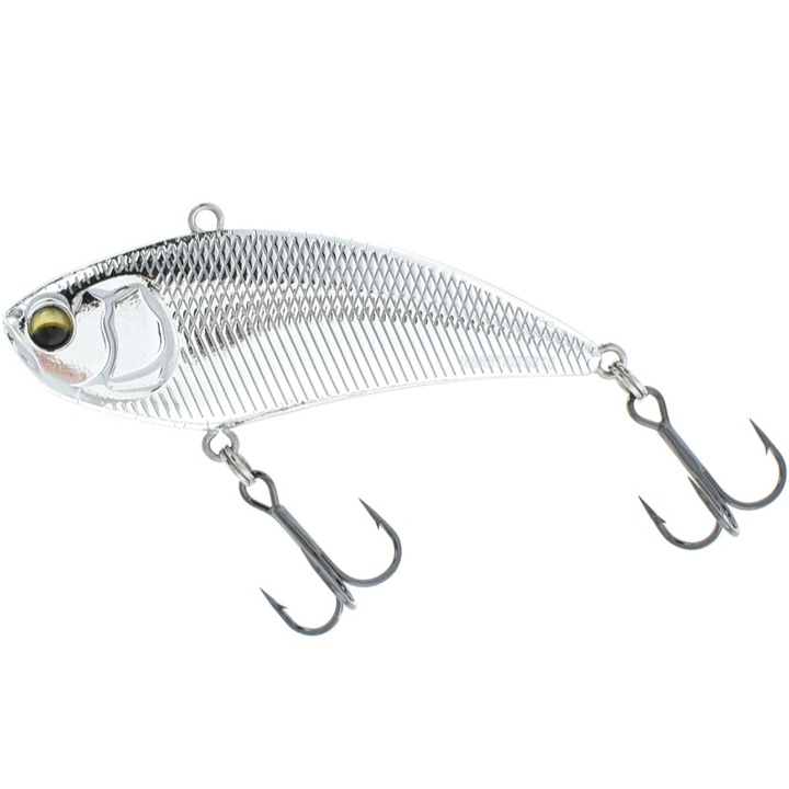 Vobler RTB Vibration 68TG 6.8cm 21g sügér, süllő vagy csuka horgászatához, Chrome S