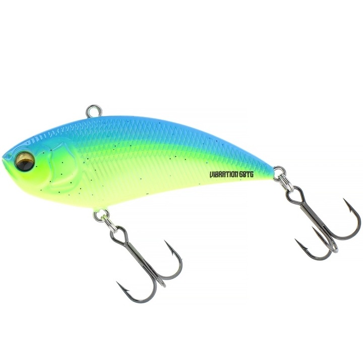 Vobler RTB Vibration 68TG 6.8cm 21g sügér, süllő vagy csuka horgászatához Electric Chartreuse S