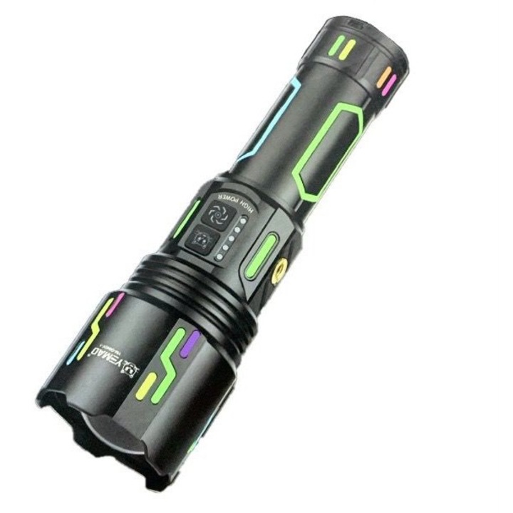 LED фенер YEMAO YM-G640Y-1, 1200 lm, 5 режима на осветяване, регулируем фокус, обхват на осветяване 1200 м