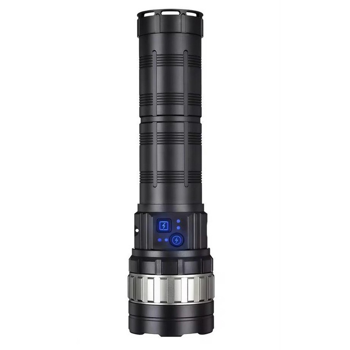 Професионален фенер YEMAD YM-G930, 50W, водоустойчив, с увеличение, черен