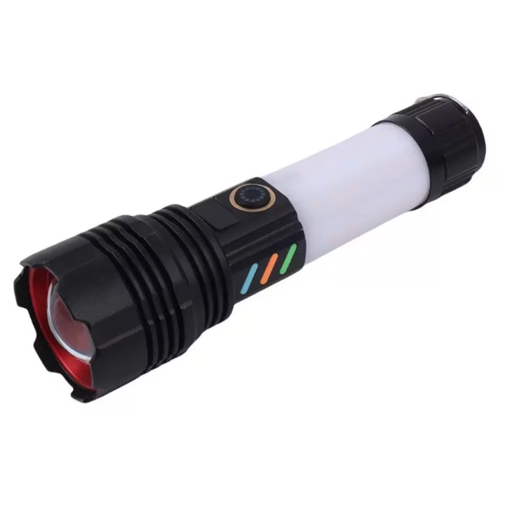 Акумулаторен LED тактически фенер YM G780 5000mAh COB светлина на 360