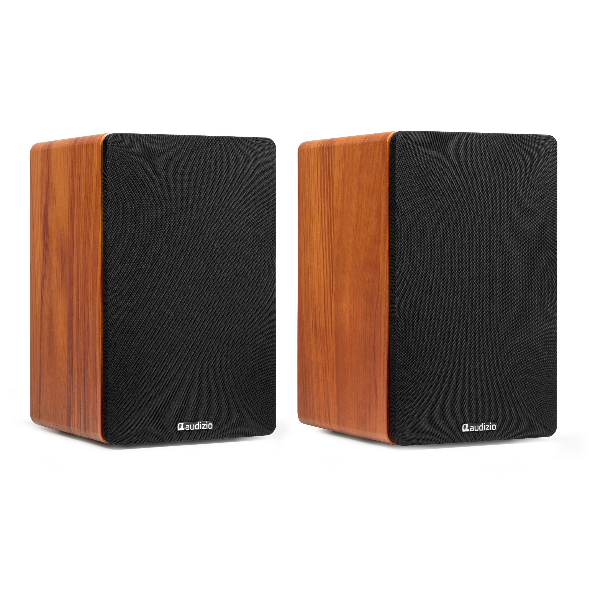 Set 2 boxe active Hi-Fi de raft, 4", 40W RMS, Bluetooth, maro, Audizio KS01