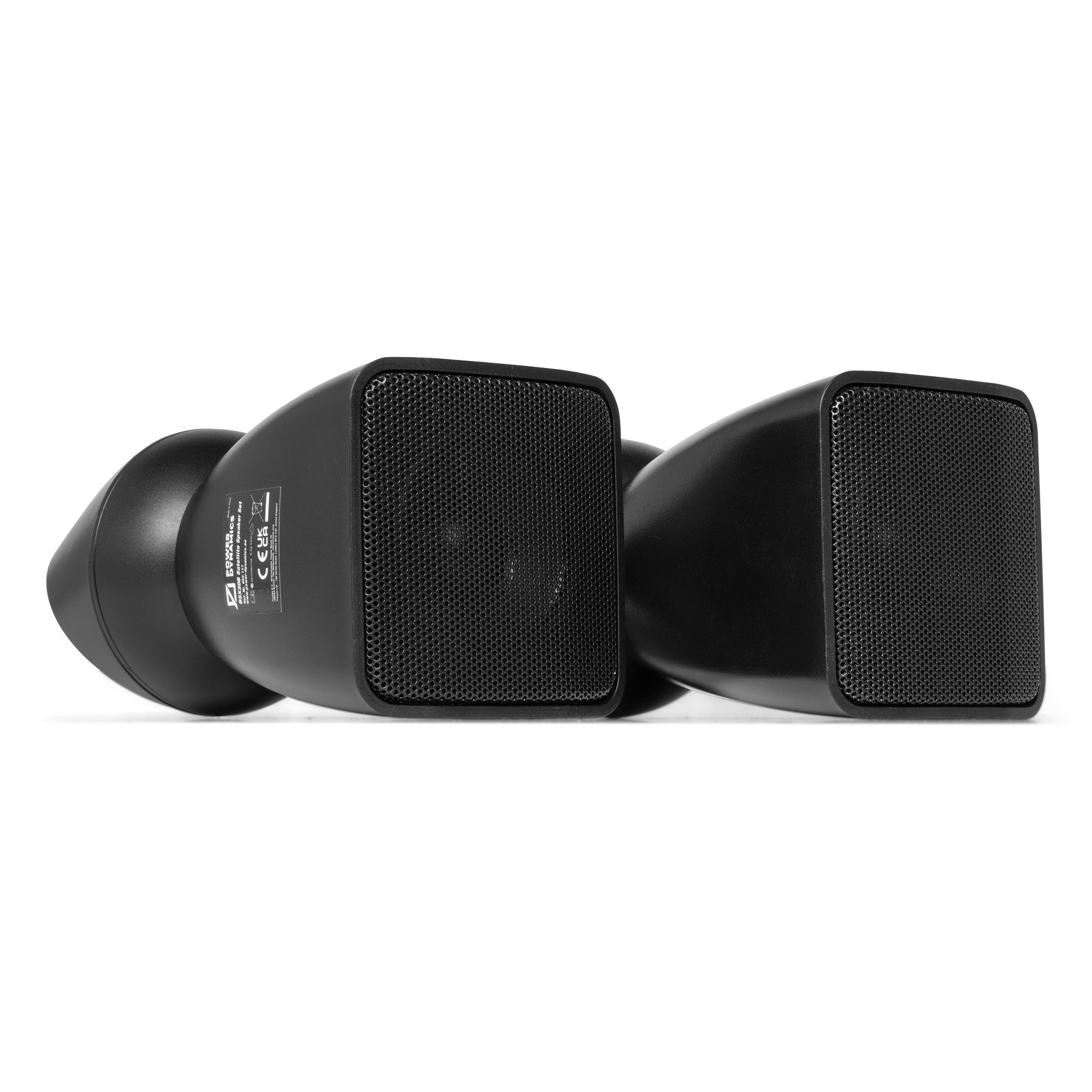 Set 2 boxe satelit, 100V/8ohm, 2.5", 10W RMS, IP20, negru, Power Dynamics BSX30B