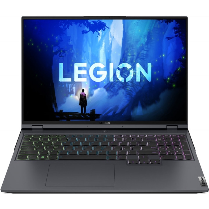 Laptop Lenovo Legion 5 Pro 16IAH7H cu procesor Intel i5-12500H, 16 inch WQXGA, 16 GB RAM DDR5, 512 GB SSD, video RTX3060, Windows 11 Pro, Storm Grey
