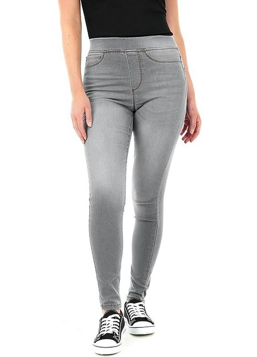 skinny casual clasici, cu buzunare dama, gri, M17dwqf, Gri