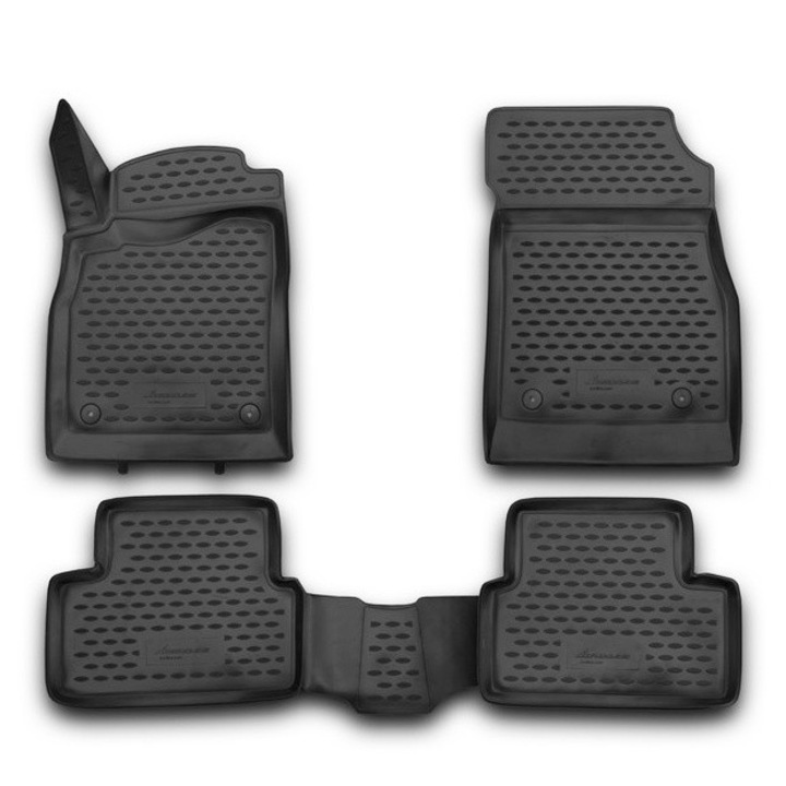 Covorase auto NOVLINE Chevrolet Cruze 2009-2015, cauciuc, nera, rezistente la apa, antiderapante