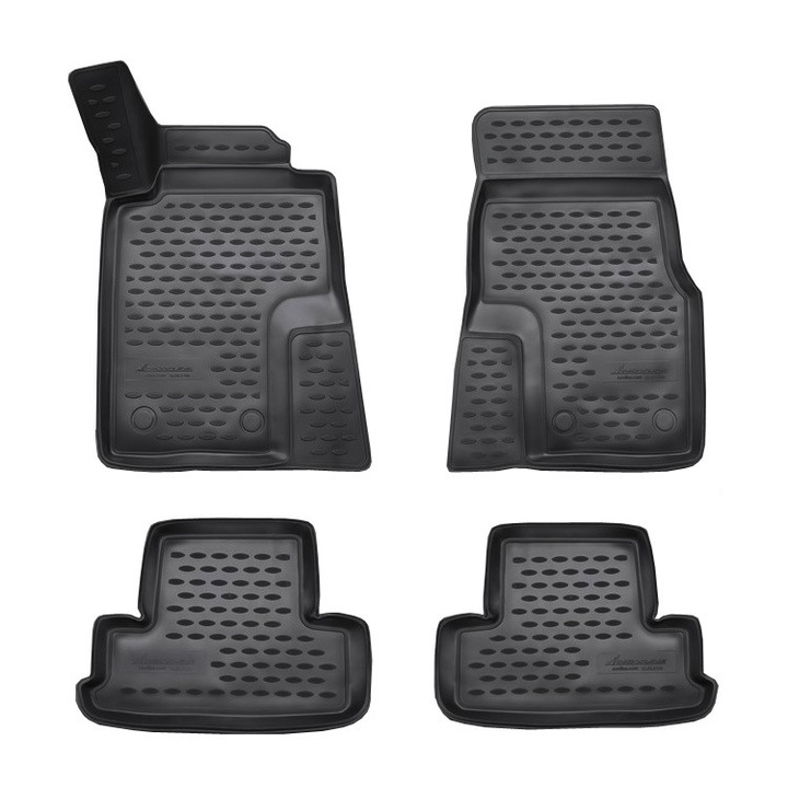 Covorașe auto NOVLINE Ford Mustang, cauciuc, antiderapante, elastice, negre