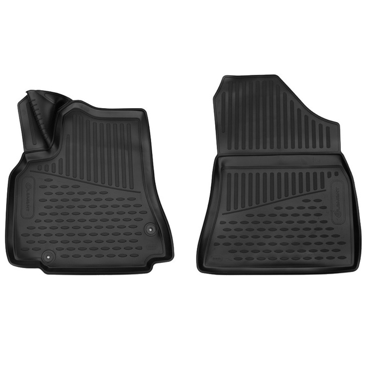 Covorase auto NOVLINE, Citroen Berlingo 2008-2018, cauciuc, antiderapant, negru