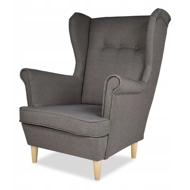 Uszak ARI fotel, Family Meble, szürke, 104x84x92cm