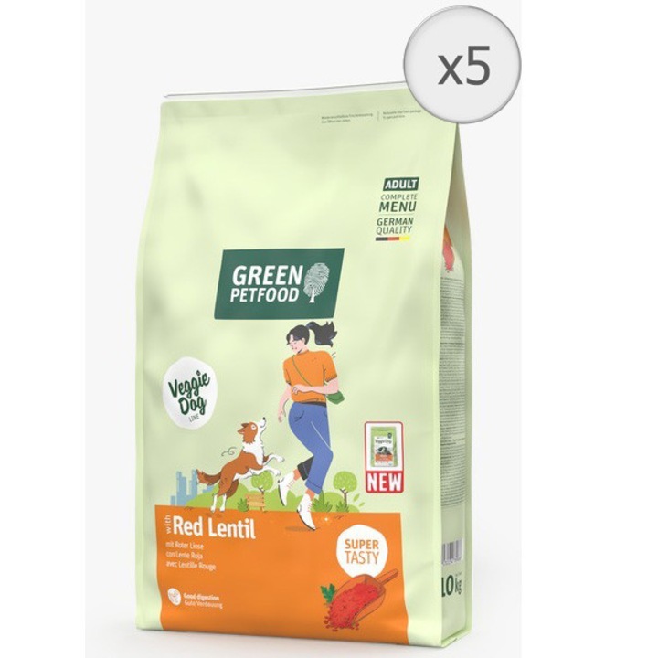 Hrana uscata pentru caini Josera Adult, Vegetariana, 5 x 900 g, 4.5 kg