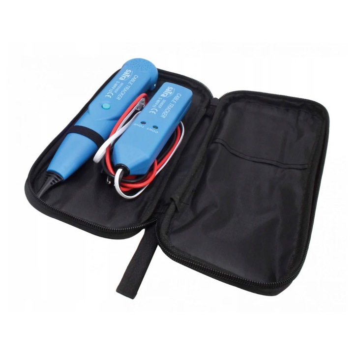 Detector cabluri electrice, Satra, S-WPF15, sensibilitate ridicată, frecvență 100-300 kHz, dimensiuni 145x35x25mm