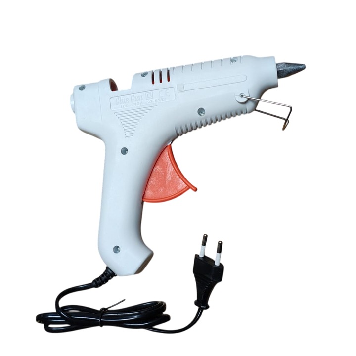 Pistol de Lipit, Ecoleduri, 100W, cu suport, alb, 20x16x3cm