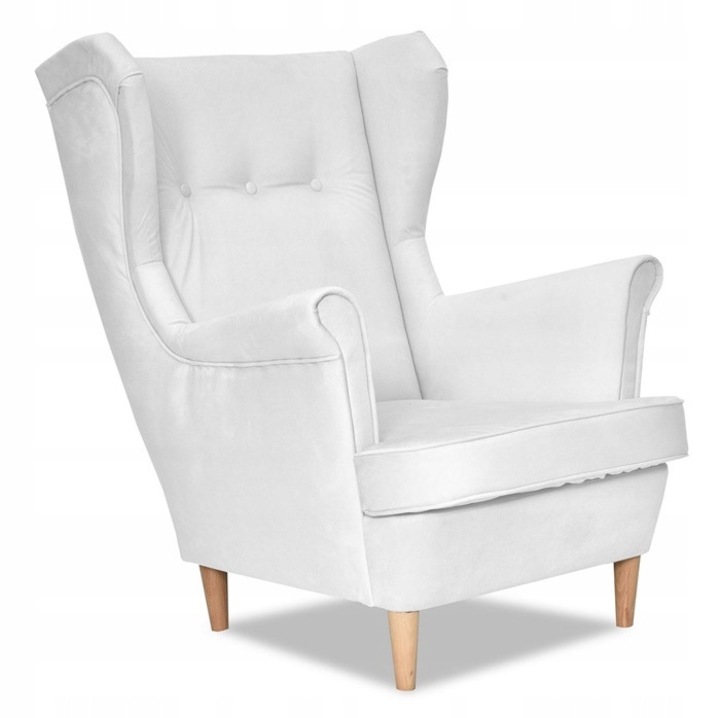 Fotel, Family Meble, AMORE 37, fehér, 104x84x92cm