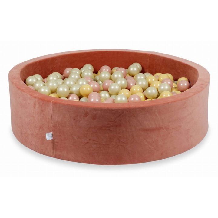 Bazin de joaca cu bile, mimii, 110x30cm, 400 bile, multicolor