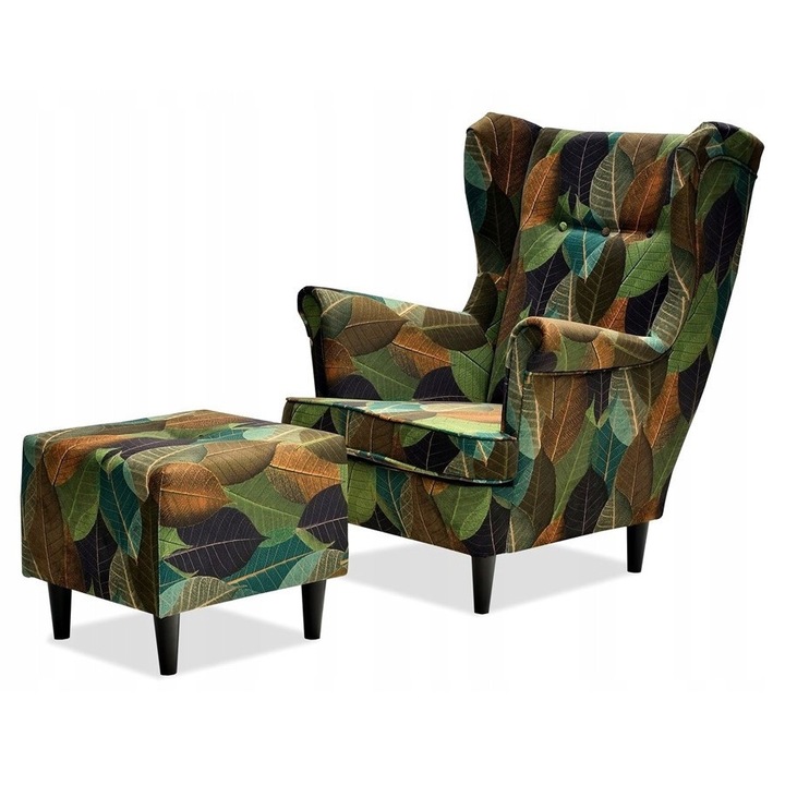 ARI Uszak fotel, Family Meble, LEAF 2 modell, többszínű, 84x92x104cm