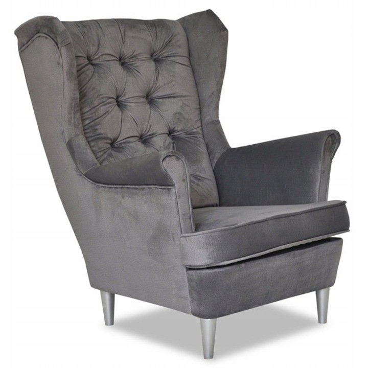 GAJA fotel, MONOLITH 85 modell, szürke, 104x84x92cm