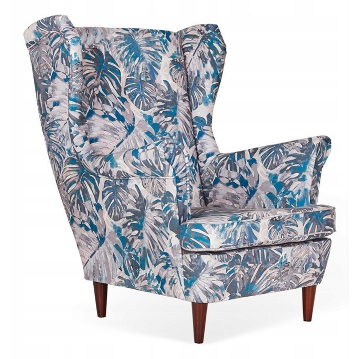 ARI fotel, Family Meble, M-123, velúr szövet, többszínű, 104x84x92cm