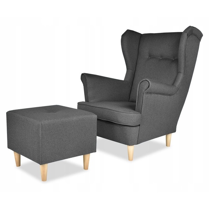 ARI fotel, Family Meble, grafit, 84x92x104cm