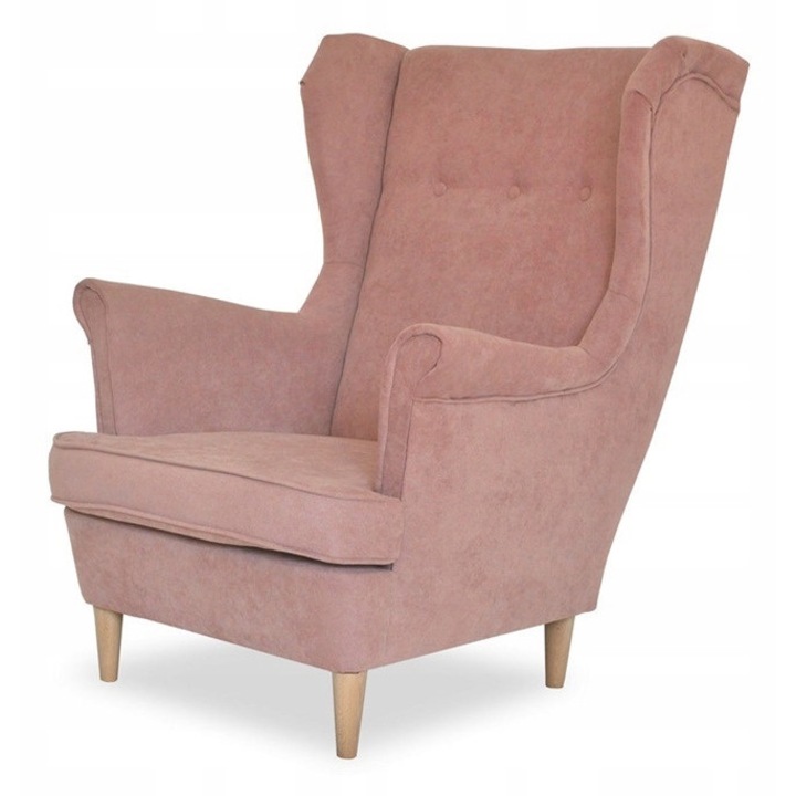 Fotel Uszak ARI, roz, 104x84x92cm, fara suport pentru picioare