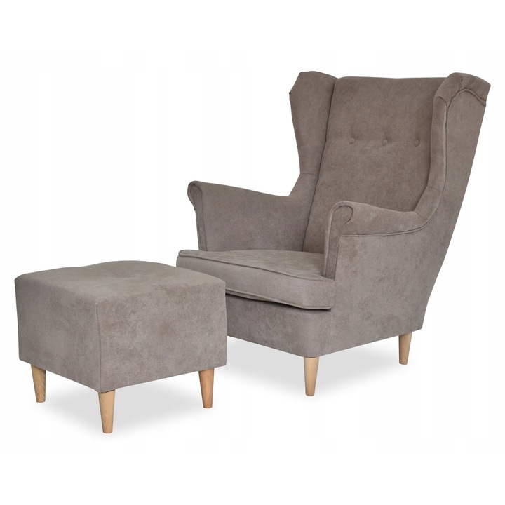 ARI fotel támasztékkal, Family Meble, cappuccino, 84x92x104cm