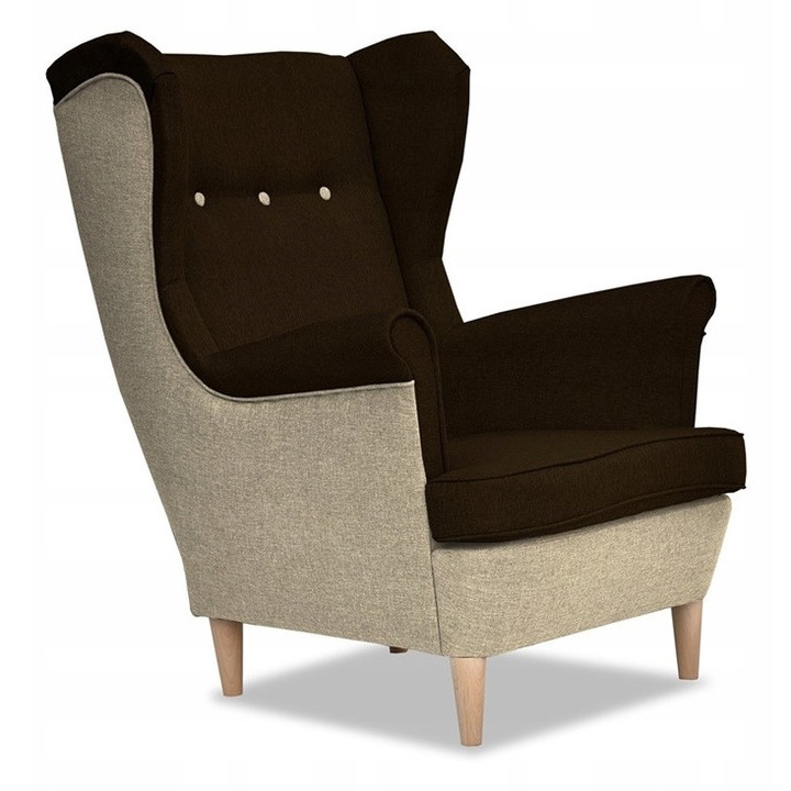 DUO FOTEL, Family Meble, barack és bronz, 104x84x92cm