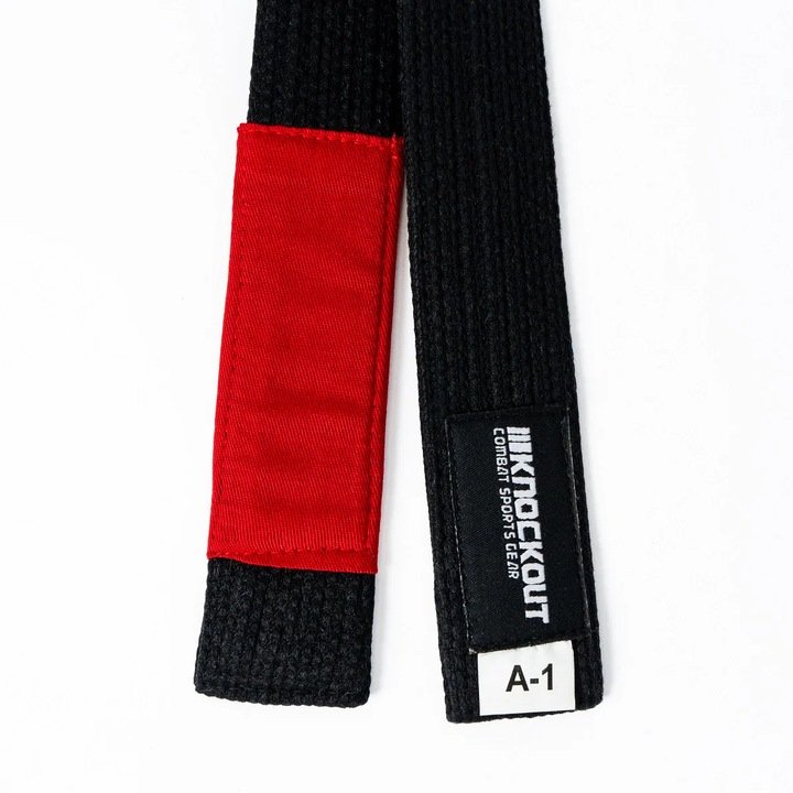 Jiu Jitsu Knockout Premium Senior Fekete Öv / A1