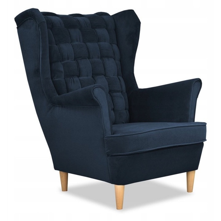 Fotel CAROL, TRINITY 91, gránát, 104x84x92cm