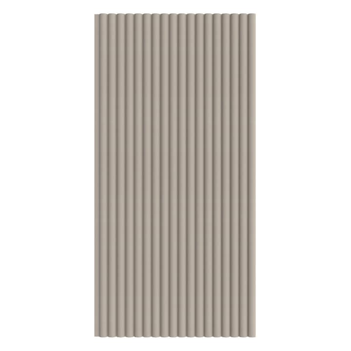 Panou decorativ perete tip riflaj vertical, PVC, inaltime 270 cm, latime 30 cm, montaj usor, Bej Natural