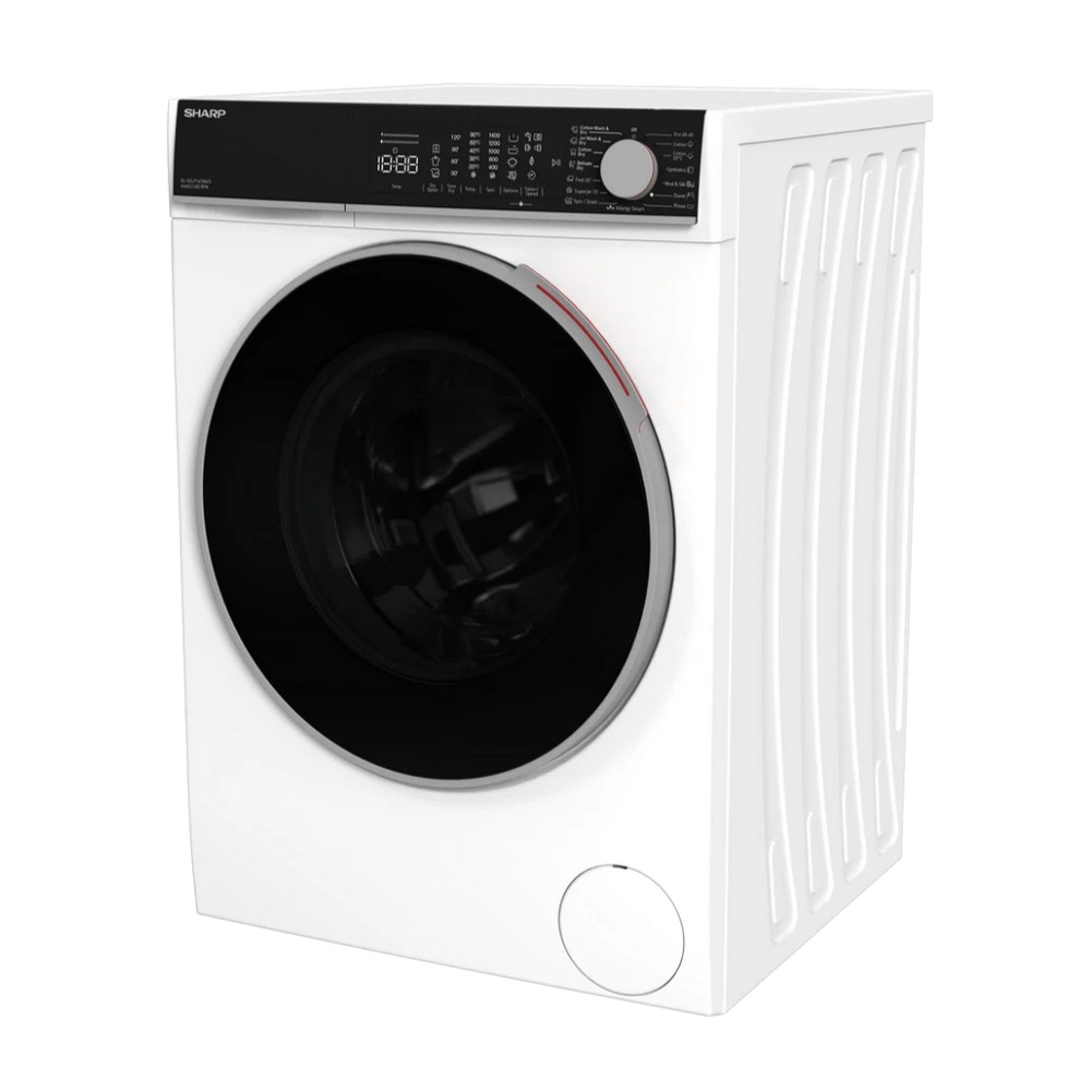 Masina de spalat rufe cu uscator Sharp ES-NDL914CWA/D, Advanced Inverter, Steam, Allergy Smart, TIme Dry, SuperJet, Start intarziat, 9/6 kg, 1400 rpm, Clasa A/D, Alba