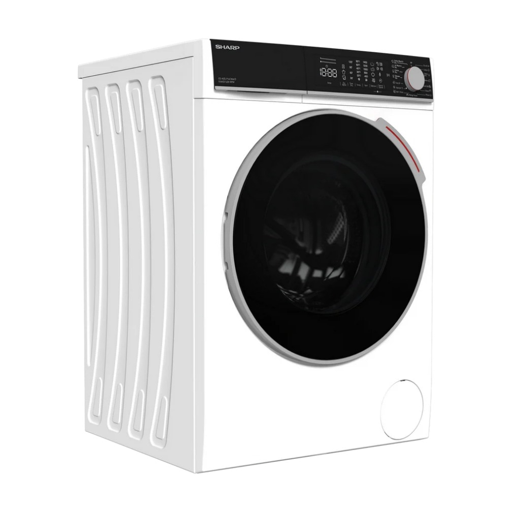 Masina de spalat rufe cu uscator Sharp ES-NDL914CWA/D, Advanced Inverter, Steam, Allergy Smart, TIme Dry, SuperJet, Start intarziat, 9/6 kg, 1400 rpm, Clasa A/D, Alba