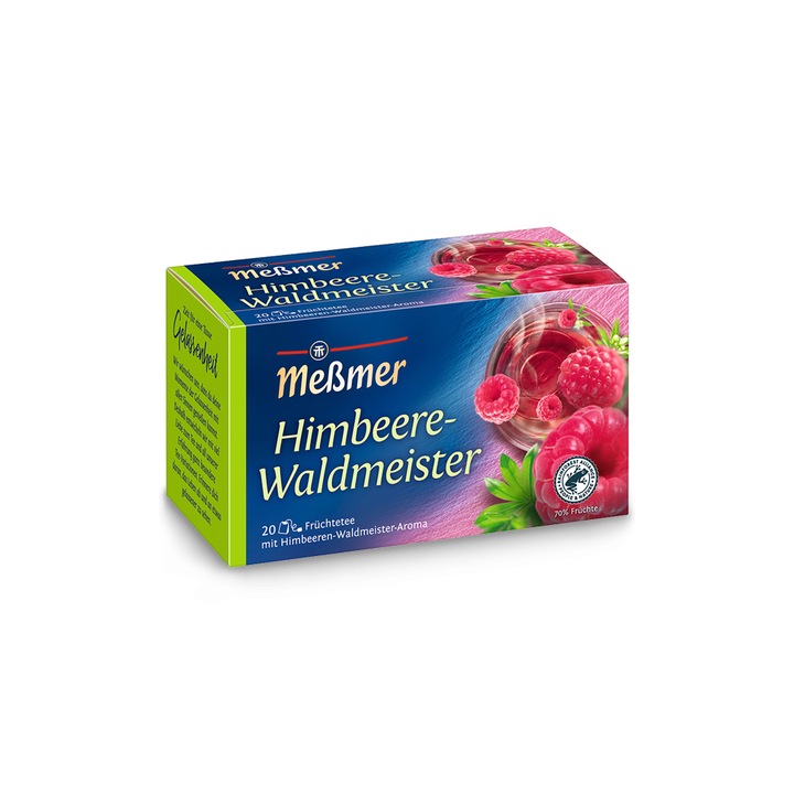 Ceai de fructi, Messmer, cu aroma de zmeura-aspera, 50g