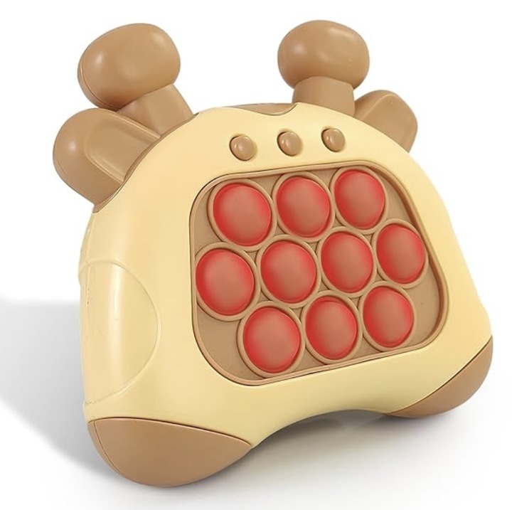 Elektronikus Pop It interaktív stresszoldó játék, 12,7x12,5x5,5 cm, 3+ éves gyermekeknek