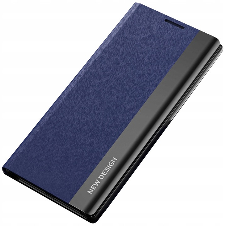 Etui pentru Samsung Galaxy S23+, Hurtel, Sleep Case Pro, functie suport, albastru