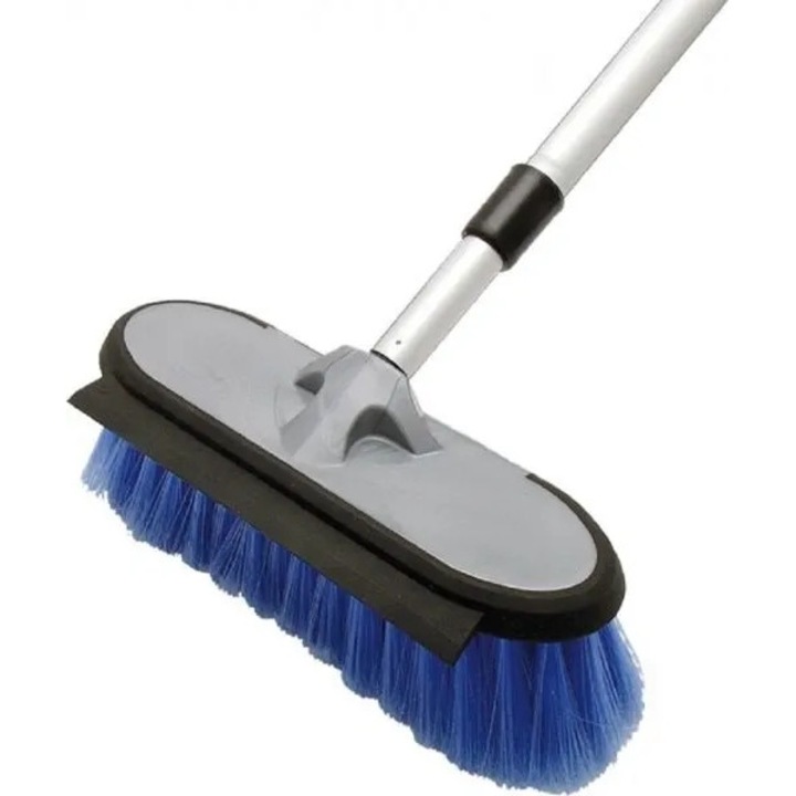 Szczotka de spalat auto APA, 25x9cm, cu zgarnita pentru apa, material delicat pentru lac, set